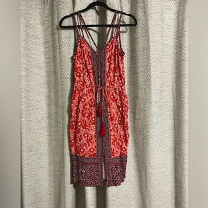 Lucky Brand Jersey Knit Midi Dress